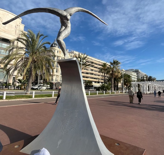 Memorial on Promenade des Anglais, Nice