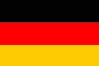 German national flag. Germany. ESCAP.
